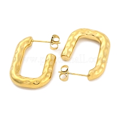 Ion Plating(IP) 304 Stainless Steel Stud Earrings&nbsp;EJEW-H013-23G