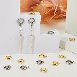 201 Stainless Steel Huggie Hoop Earring Findings&nbsp;FIND-DC0006-43B