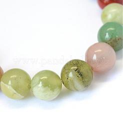 Natural Mixed Stone Round Bead Strands&nbsp;G-E334-8mm-23