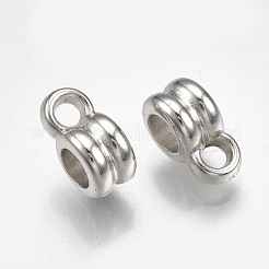 Ccb プラスチック チューブ ベイル  ループベイル  プラチナ  9.5x4.5x6mm  穴：2mm  内径：3.5mm&nbsp;CCB-T006-053P