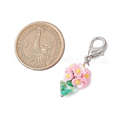 Resin & Glass Beaded Pendant Decorations&nbsp;HJEW-MZ00168-05
