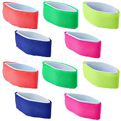 10Pcs 5 Colors EVA with Nylon Snowboard Straps&nbsp;FIND-CN0002-29