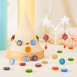 20Pcs Transparent Handmade Lampwork Beads&nbsp;LAMP-TA0001-36