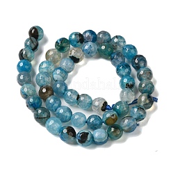 Dyed & Heated Natural Agate Beads Strands&nbsp;G-P539-G01