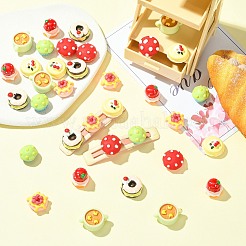 35Pcs 7 Styles Opaque Resin Cabochos&nbsp;RESI-CJ0005-08
