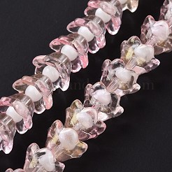 Transparent Glass Beads Strands&nbsp;LAMP-H061-01D-03