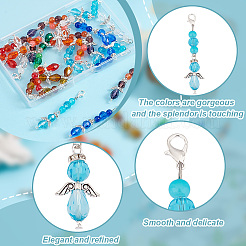 Glass Pendant Decorations&nbsp;HJEW-GO00026