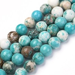 Natural Howlite Beads Strands&nbsp;X-G-L555-02-6mm