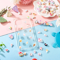70Pcs 7 Styles Resin Cabochons&nbsp;RESI-TA0004-06