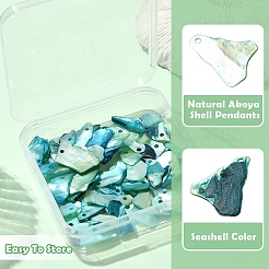 100Pcs Natural Akoya Shell Big Pendants&nbsp;SHEL-YW0001-23