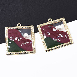 Epoxy Resin Pendants&nbsp;RESI-S381-09C