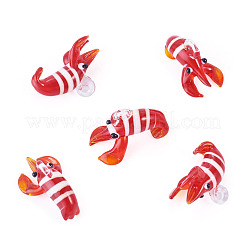 5Pcs Handmade Lampwork Pendants&nbsp;LAMP-TA0002-75B
