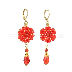 3 Pairs 3 Colors 304 Stainless Steel Leverback Dangle Earrings&nbsp;EJEW-MZ00734
