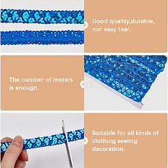 2Pcs 2 Colors Plastic & Polyester Paillette Beads&nbsp;OCOR-CY0002-10B