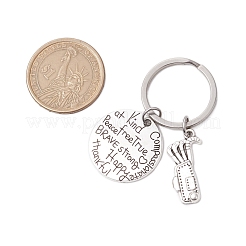 Tibetan Style Alloy Keychains&nbsp;KEYC-JKC01029