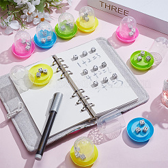 Resin Mini Toy Dice&nbsp;DIY-WH0899-833