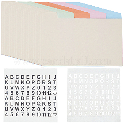 5Pcs Discbound Notebook Index Divider Sheets&nbsp;AJEW-CP0009-50