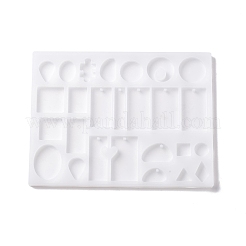 Pendant & Connector Charm & Cabochon Silicone Molds&nbsp;DIY-B046-01
