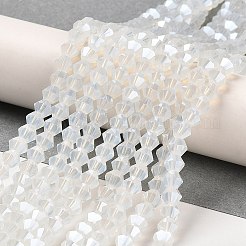 Imitation Jade Electroplate Glass Beads Strands&nbsp;EGLA-A039-J6mm-A05