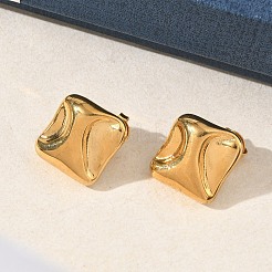 304 Stainless Steel Stud Earrings for Women&nbsp;EJEW-K333-28G