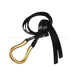 Imitation Leather Tie Knot Chain Belts with Golden Tone Alloy Clasps&nbsp;FS-WGD81D3-01