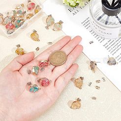 Druzy Resin Stud Earring Loops&nbsp;RESI-FH0001-14LG