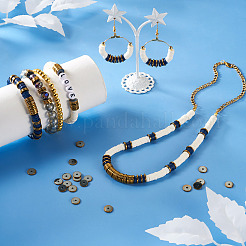 3 Strands 3 Styles Electroplate Non-magnetic Synthetic Hematite Beads Strands&nbsp;G-CW0001-09
