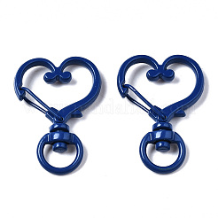 Spray Painted Eco-Friendly Alloy Swivel Snap Hooks Clasps&nbsp;PALLOY-T080-17-NR