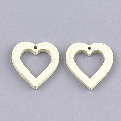 Painted Poplar Wood Pendants&nbsp;WOOD-S045-064A