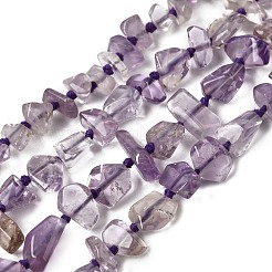 Natural Amethyst Beads Strands&nbsp;G-D365-E03-01