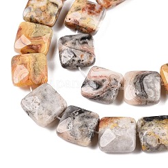 Natural Crazy Agate Beads Strands&nbsp;G-T138-164