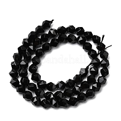 Natural Black Onyx  Beads Strands&nbsp;G-Z119-A04-01