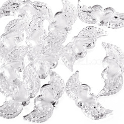 12Pcs Transparent Acrylic Beads&nbsp;TACR-TA0001-77B