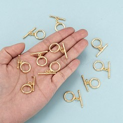 Brass Toggle Clasps&nbsp;KK-T051-22G-NF