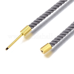 3MM Round Nylon Milan Cord Necklaces Making&nbsp;NJEW-H091-01G-26