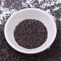 MIYUKIデリカビーズ  シリンダー  日本製シードビーズ  11/0  （db0127)フォレストグリーンレインボーゴールド光沢  1.3x1.6mm  穴：0.8mm  約2000個/10g&nbsp;X-SEED-J020-DB0127