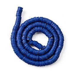 Handmade Polymer Clay Beads Strands&nbsp;CLAY-R089-6mm-Q053
