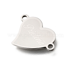 201 Stainless Steel Connector Charms&nbsp;STAS-B143-03D-P