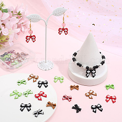 Bowknot 32Pcs 8 Styles Alloy Pendants & Connector Charms Findings Kits&nbsp;DIY-SC0029-60