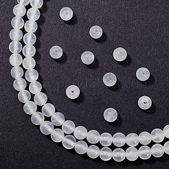 1 Strand Natural Selenite Beads Strands&nbsp;G-AR0005-51