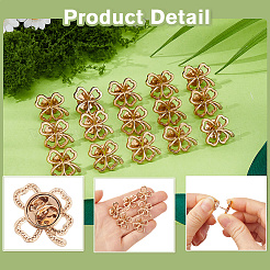 40Pcs Alloy Lapel Pin Backs for Backpack Clothes&nbsp;JEWB-DC0006-44