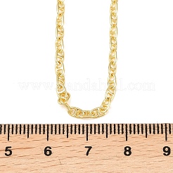 2.5MM Brass Mariner Link Chain Necklaces for Men Women&nbsp;NJEW-L012-11G