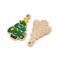 Christmas Alloy Enamel Pendants&nbsp;ENAM-I081-01KCG-02