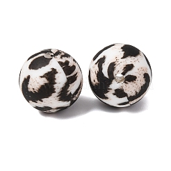 Food Grade Eco-Friendly Printed Silicone Beads&nbsp;SIL-A013-01A-12