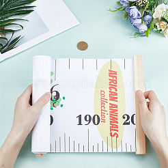 Aniaml Pattern Removable Height Chart for Kids&nbsp;AJEW-WH0165-70B