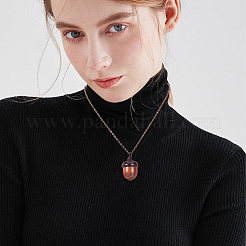 5Pcs Disconnectable Wood Pendants&nbsp;HJEW-SC0002-53