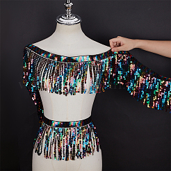 PET Tassel Trim&nbsp;DIY-WH0504-322C