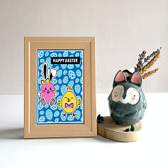 PVCプラスチッククリアスタンプ  DIYスクラップブッキング用  装飾的なフォトアルバム  カード作り  卵  160x110x3mm&nbsp;DIY-WH0448-0479