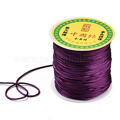 Nylon Satin Rattail Cords&nbsp;NWIR-R025-1.0mm-1904