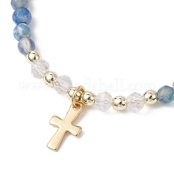 Mixed Stone Braided Bead Bracelets&nbsp;BJEW-JB12958-02